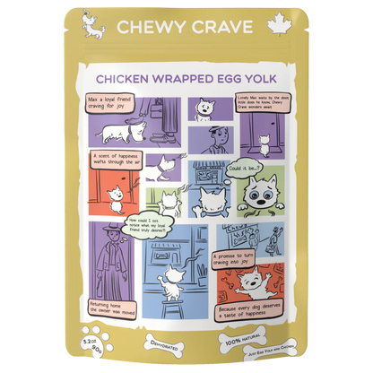 Chewy Crave Chicken Wrapped Egg Yolk 90g