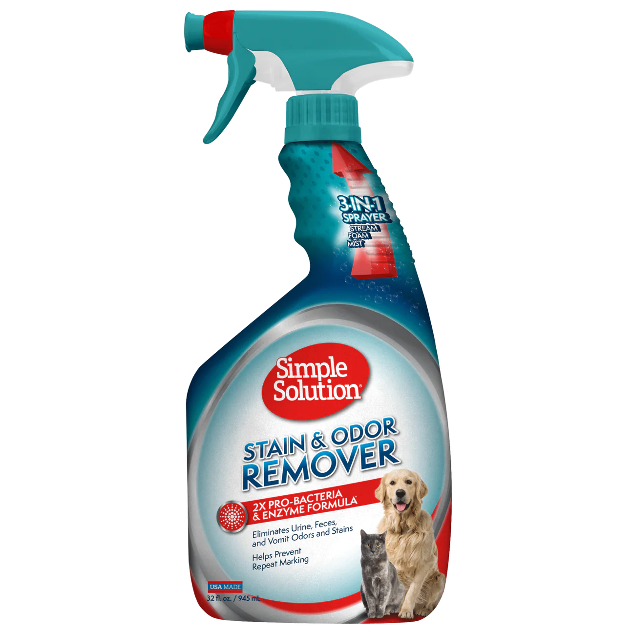 Simple Solution Stain And Odor Remover Spray Dog 32oz