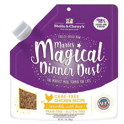 STELLA & CHEWY'S® MARIE'S MAGICAL DINNER DUST CAGE-FREE CHICKEN FREEZE-DRIED TOPPER FOR CATS