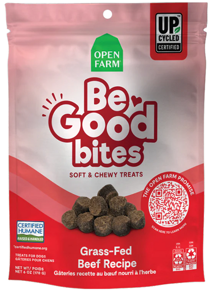 OPEN FARM® BE GOOD BITES SOFT & CHEWY DOG TREATS 6OZ