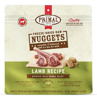 Primal Freeze Dried Lamb Nuggets Dog