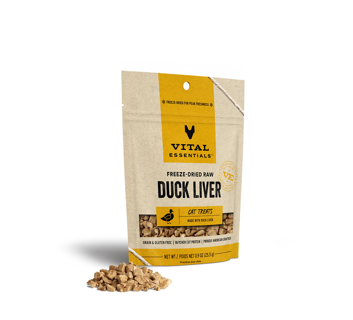 VE FDR Duck Liver Cat Treats 0.9 oz