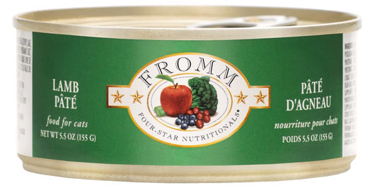 FROMM® FOUR STAR NUTRITIONALS® LAMB PÂTÉ WET CAT FOOD 5.5 OZ