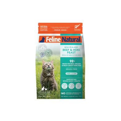 FELINE NATURAL™ BEEF & HOKI FEAST FREEZE-DRIED CAT FOOD