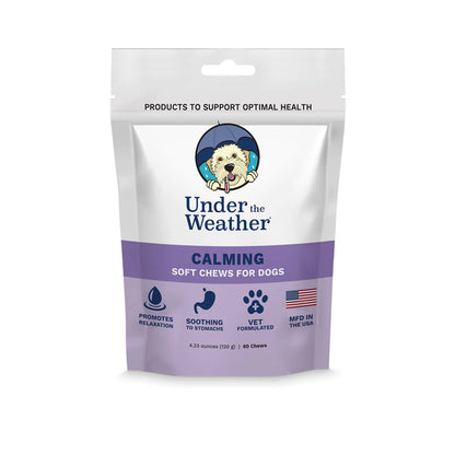 Under the Weather - Soft Chew Dog Supplements - Calming