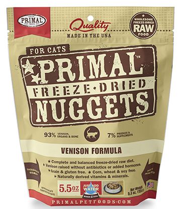 Primal Freeze Dried Venison Nuggets Cat