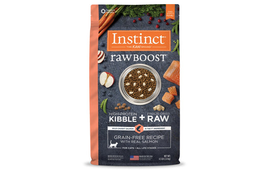 Instinct Raw Boost Grain Free With Real Salmon Cat 4.5lb