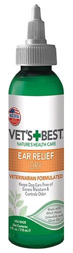 Vets Best Ear Relief Dry Dog 4oz