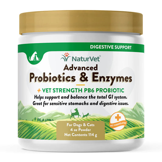 NATURVET® ADVANCED PROBIOTICS & ENZYMES POWDER