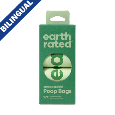 EARTH RATED® CERTIFIED COMPOSTABLE BAGS (120 CT)