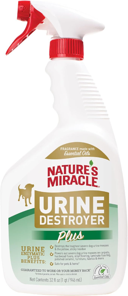 Nature's Miracle Spray URINE DESTROYER PLUS DOG -POUR 32 OZ