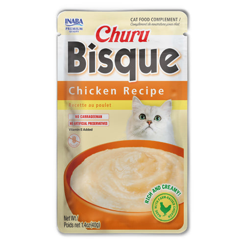 Inaba Cat Churu Bisque - Chicken Recipe 40g - 3pk