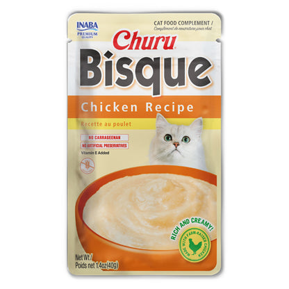 Inaba Cat Churu Bisque - Chicken Recipe 40g - 3pk