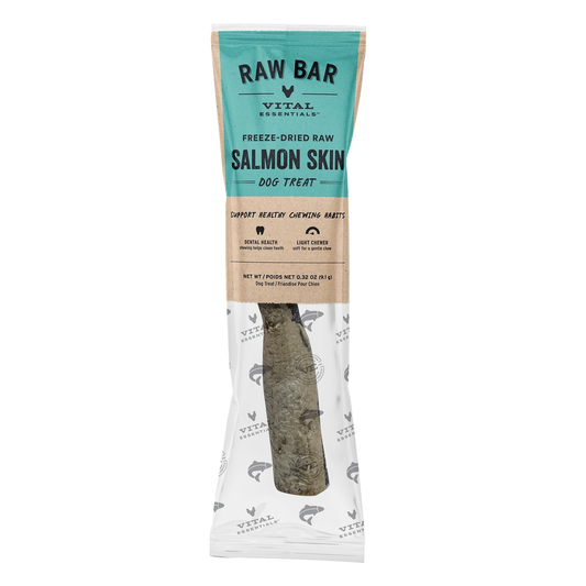 Vital Essentials® RAW BAR Freeze-Dried Raw Salmon Skins Dog Snacks