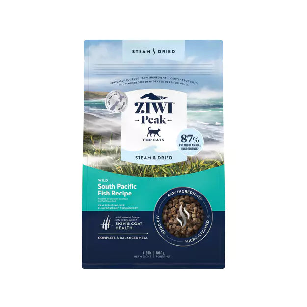 ZIWI Peak Steam Dried South Pacific Fish Cat