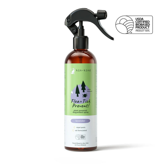 Kin + Kind Outdoor Shield Spray -  Flea+Tick Lavender Repel