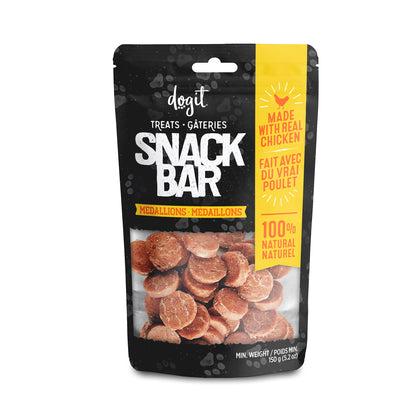 Dogit Snack Bar Treats - Chicken Medallions - 150 G