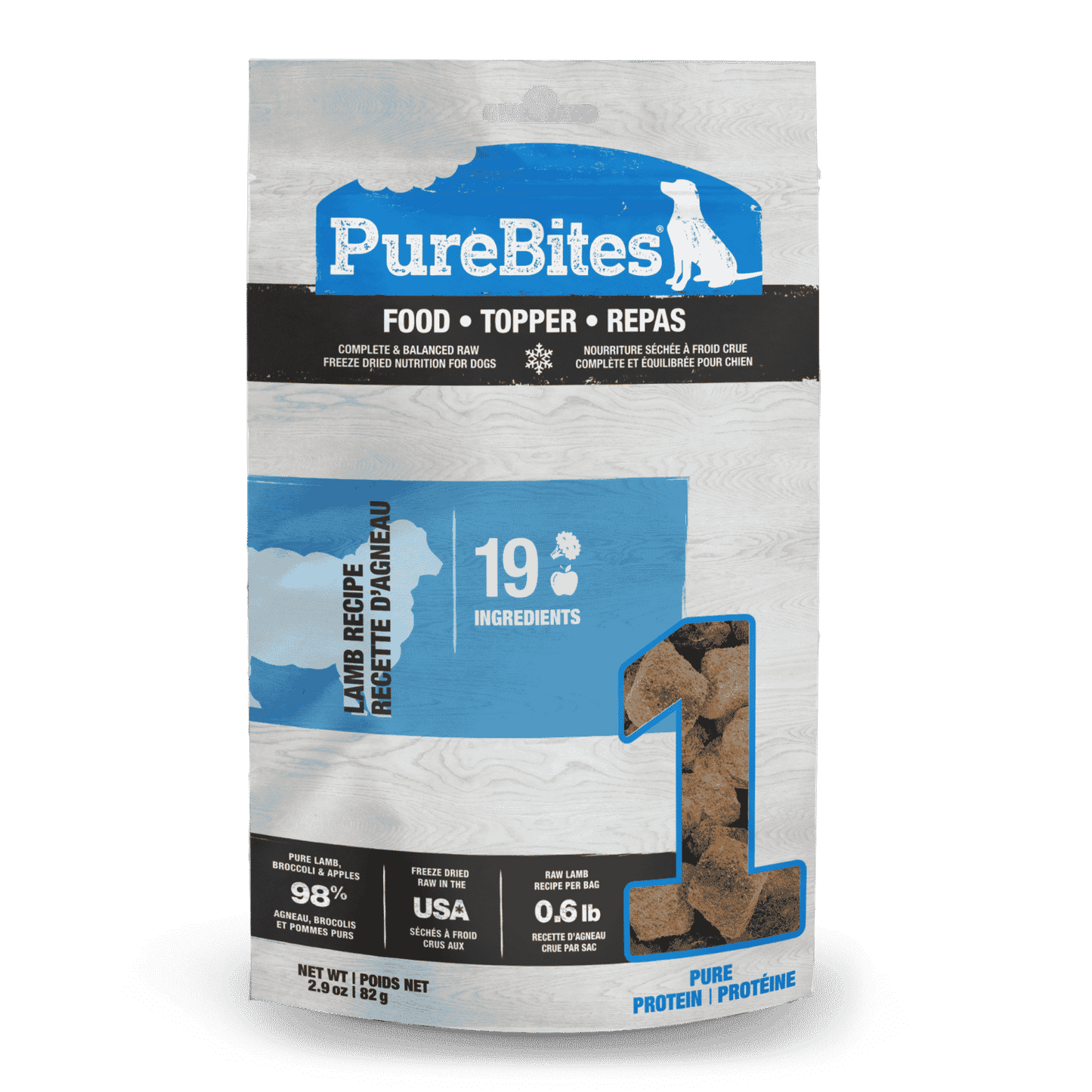 PUREBITES® LAMB RECIPE DOG FOOD TOPPER