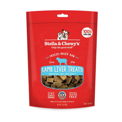 STELLA & CHEWY'S® SINGLE INGREDIENT DOG TREATS LAMB LIVER 3 OZ