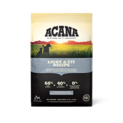 Acana Light & Fit Recipe Adult Dog Food