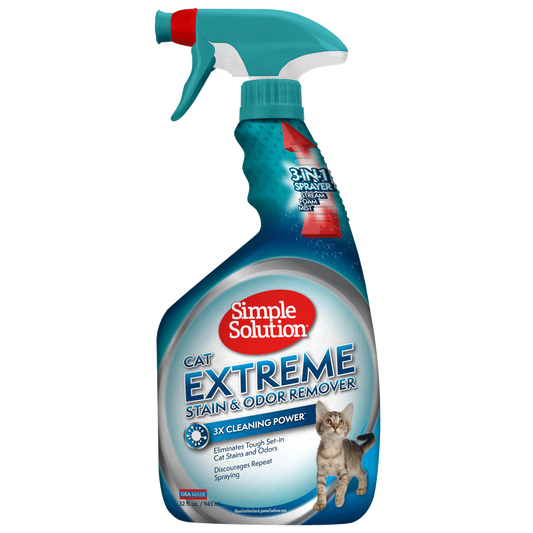 Simple Solution Extreme Cat Stain And Odor Remover Spray Cat 32oz