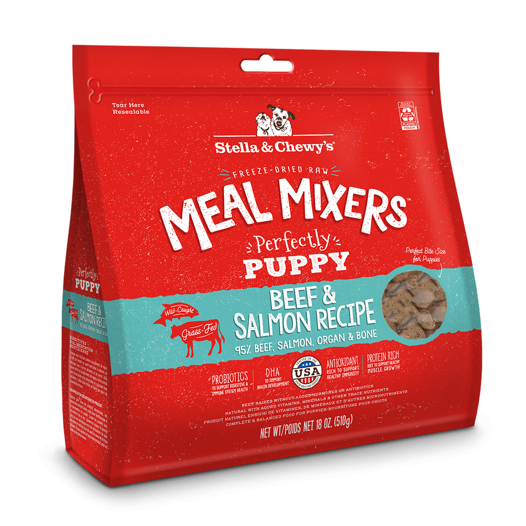 STELLA & CHEWY'S® PERFECTLY PUPPY BEEF & SALMON MEAL MIXERS