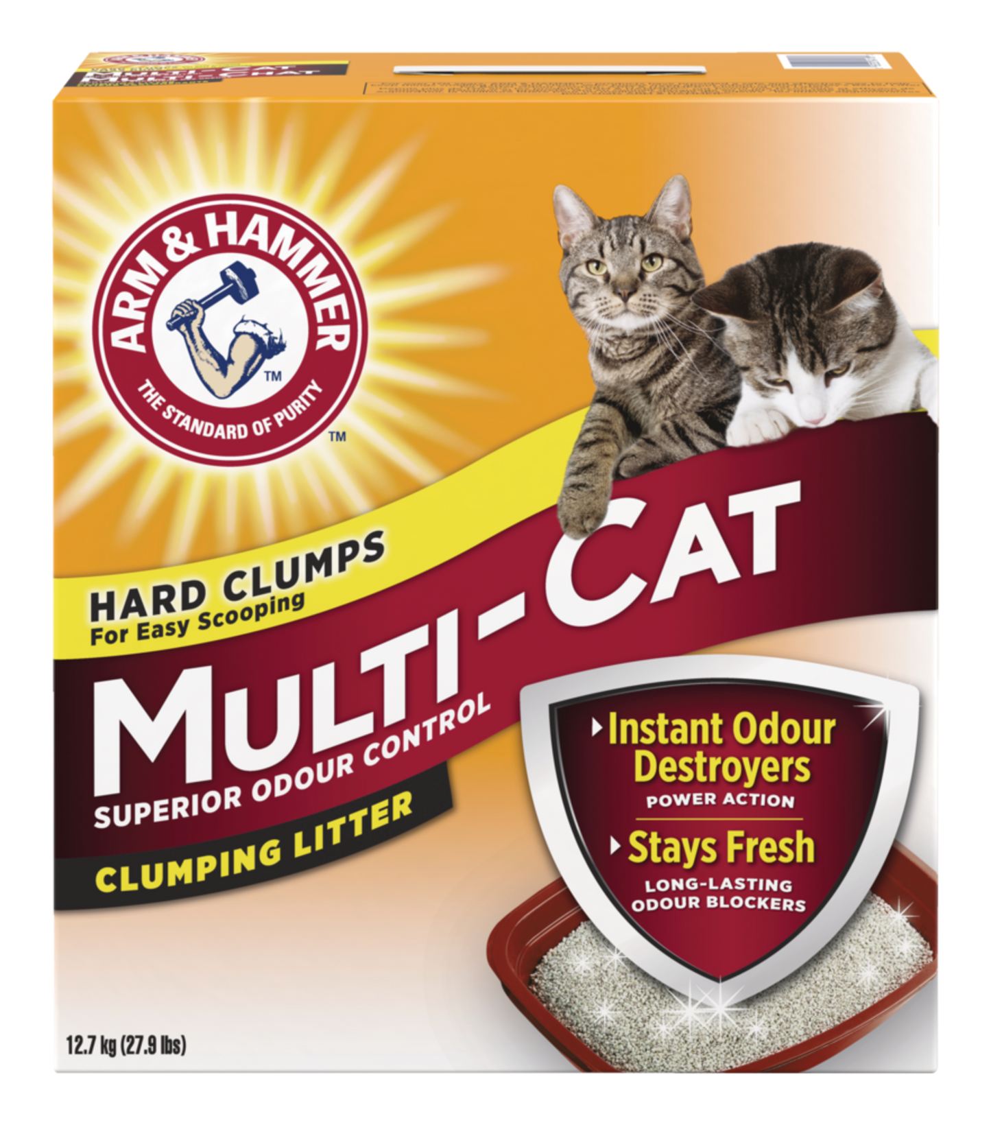 ARM & HAMMER™ MULTI-CAT CAT LITTER 12.7 KG