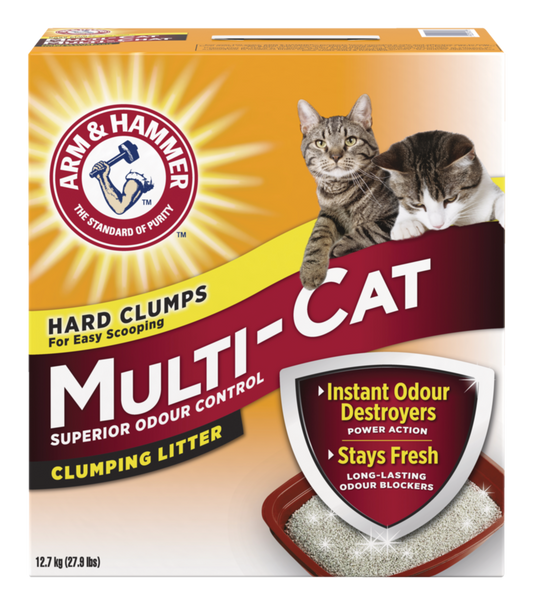 ARM & HAMMER™ MULTI-CAT CAT LITTER 12.7 KG