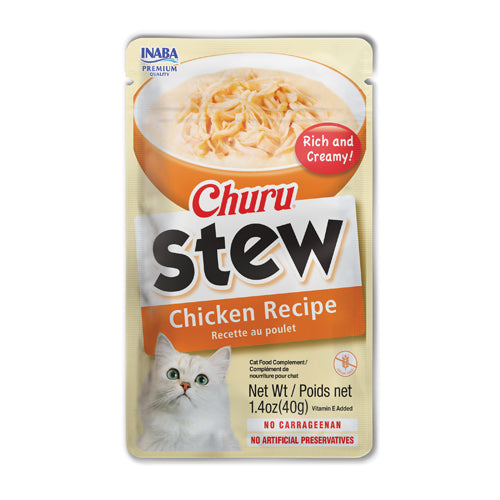 Inaba Cat Churu Stew - Chicken Recipe 40g - 3pk