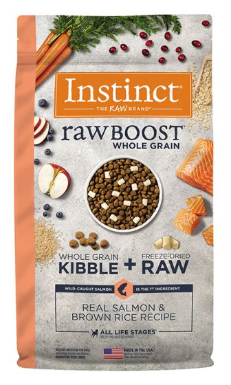 Instinct Raw Boost Whole Grain Real Salmon And Brown Rice Dog