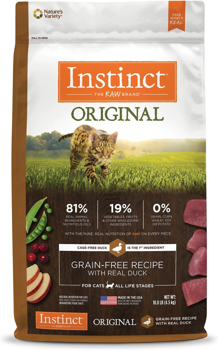 Instinct Original Grain Free With Real Duck Cat 10lb