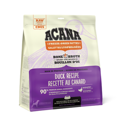 Acana Freeze-Dried Patties Duck Recipe Dog Food