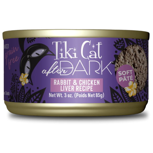 Tiki Cat® After Dark™ Paté Rabbit & Chicken Liver Recipe