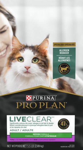 Pro Plan Cat Live Clear Dry Food - Turkey & Rice 2.49 kg