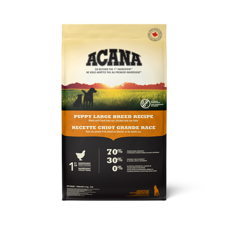 Acana Puppy Large Breed Recipe Dog Food 11.4KG