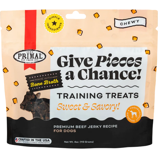 Primal Give Pieces A Chance Beef With Broth Dog 4oz