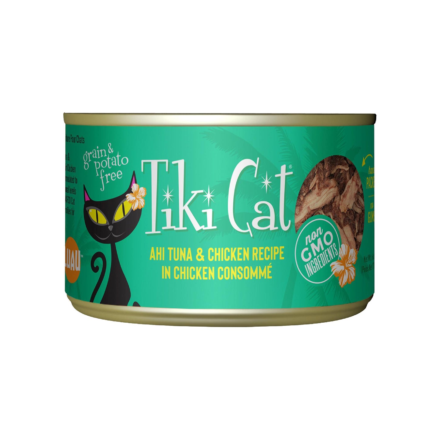 TIKI CAT® AHI TUNA & CHICKEN RECIPE IN CHICKEN CONSOMMÉ WET CAT FOOD