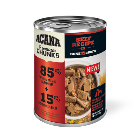 Acana Premium Chunks Beef Recipe Dog Wet Food*3pk