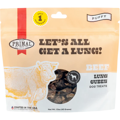 Primal Lets All Get A Lung Dog Treats 1.5oz