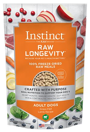 Instinct Longevity Freeze Dried Raw Meals Adult Dog 9.5oz