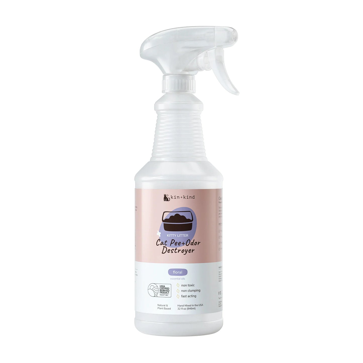 Kin+Kind Spray Kitty Litter - Floral