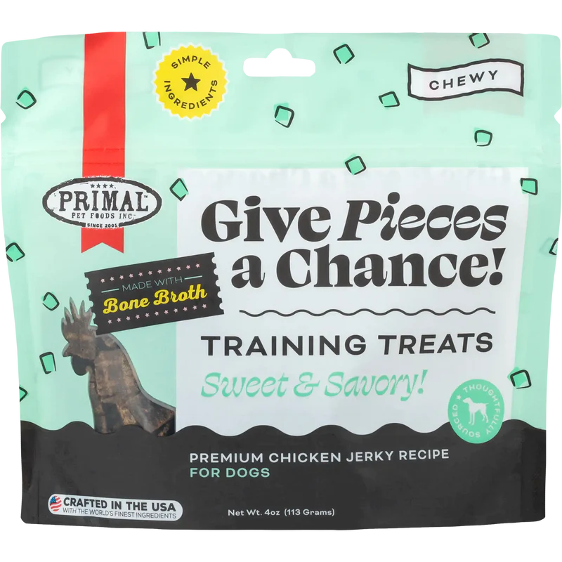 Primal Give Pieces A Chance Chicken With Broth Dog 4oz