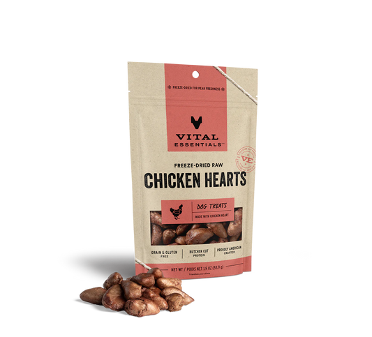 VE FDR Chicken Hearts Dog Treats