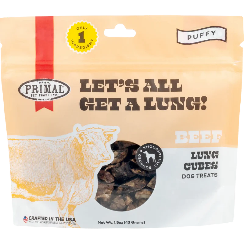 Primal Lets All Get A Lung Dog Treats 1.5oz