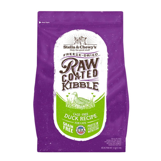 STELLA & CHEWY'S® CAGE-FREE DUCK RECIPE RAW COATED KIBBLE DRY CAT FOOD