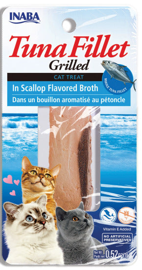 NEW! Inaba Cat Grilled Fillets - Tuna in Scallop Broth