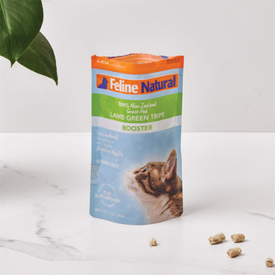 Feline Natural™ Lamb Green Tripe Freeze-Dried Booster 2 oz