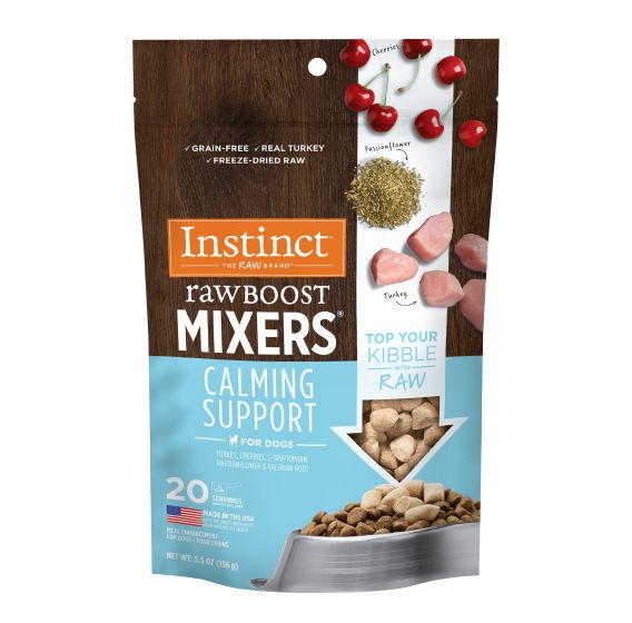 Instinct Raw Boost Mixers Grain Free Calming Support Topper Dog 5.5oz