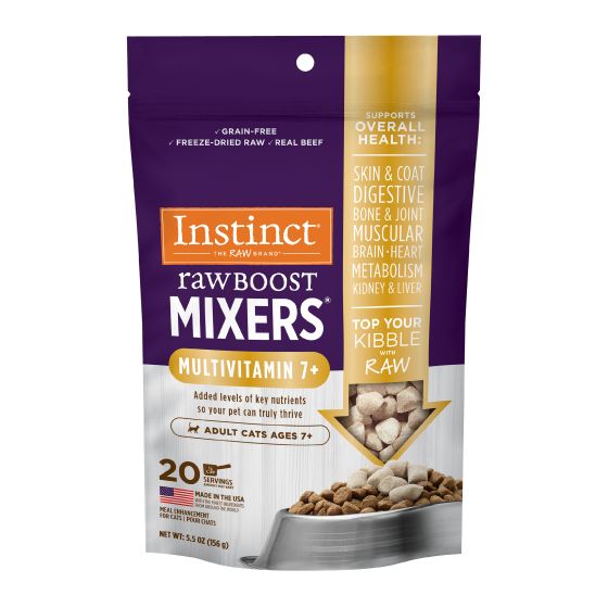 Instinct Raw Boost Mixers Grain Free Multivitamin Topper 7+ Adult Cat 5.5oz