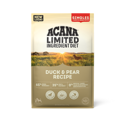 Acana Singles Duck & Pear Recipe Dog Food